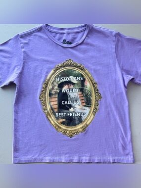 Goodie Two Sleeves Historians Would Call Us Best Friends Graphic Tee Small
